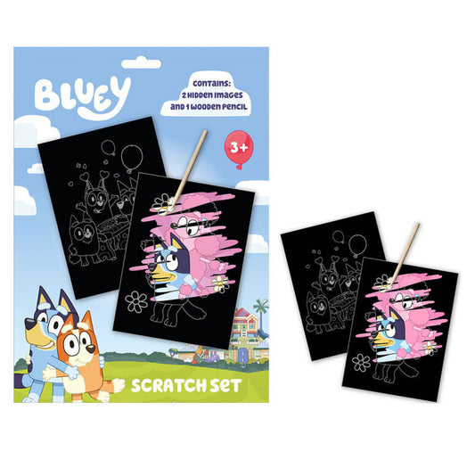 Bluey Life skrāpējamo attēlu skrāpējamo attēlu komplekts
