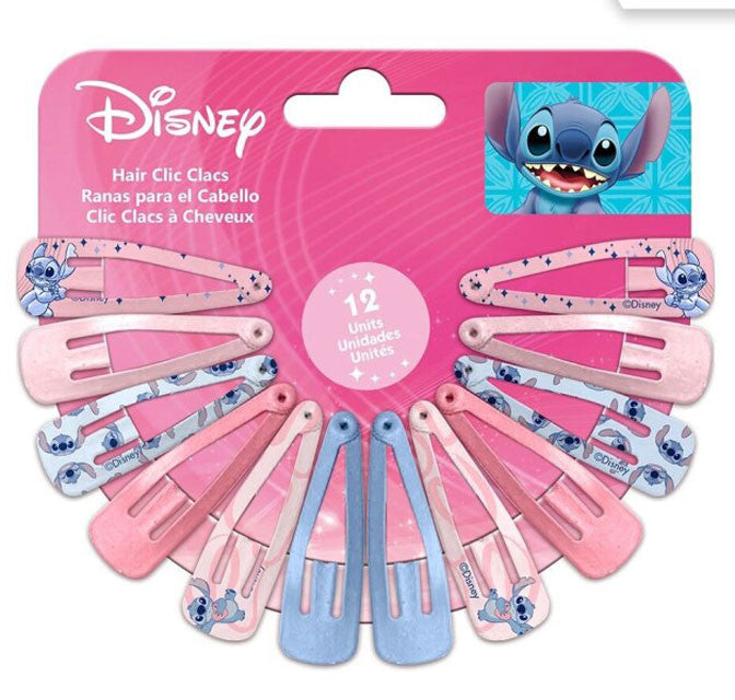 Disney Lilo un Stitch nerātno matu sprādžu komplekts 12 gab.