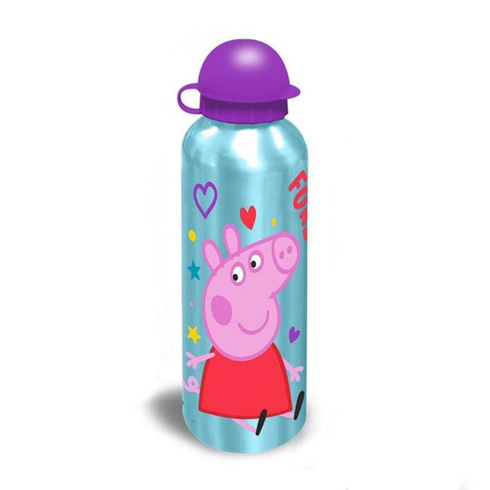 Peppa Pig Hearts alumīnija pudele 500 ml