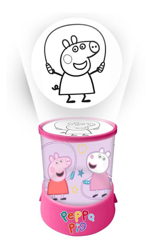 Peppa Pig 2 vienā projektors, lampa, naktslampiņa