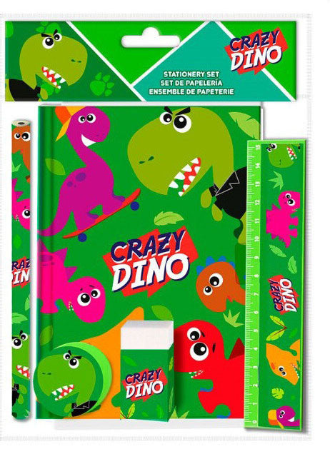 Dinozauru rakstāmlietu komplekts (5 gab.)