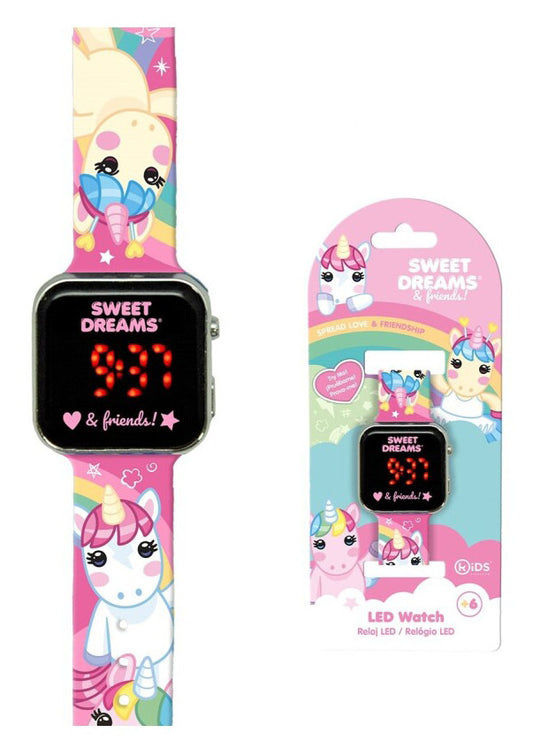 Digitālais LED pulkstenis "Unicorn Dreams"