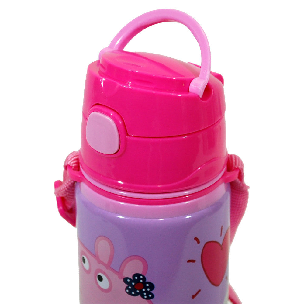Peppa Pig alumīnija pudele ar āķi 600 ml