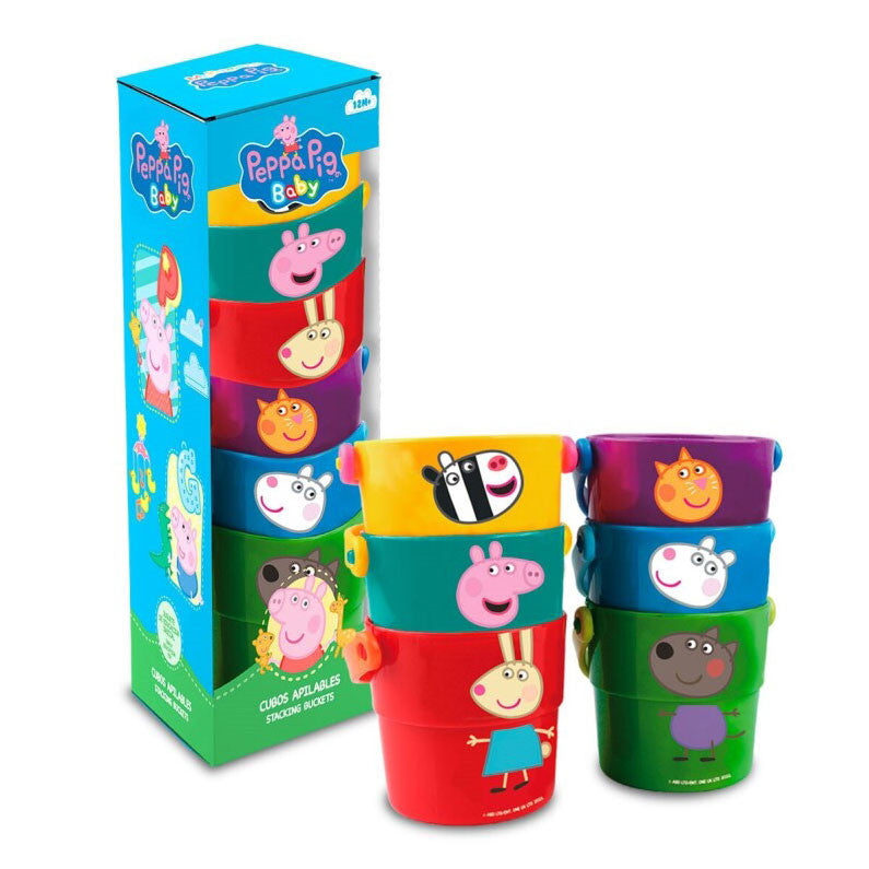 Peppa Pig 6 daļu vannas rotaļlietu komplekts