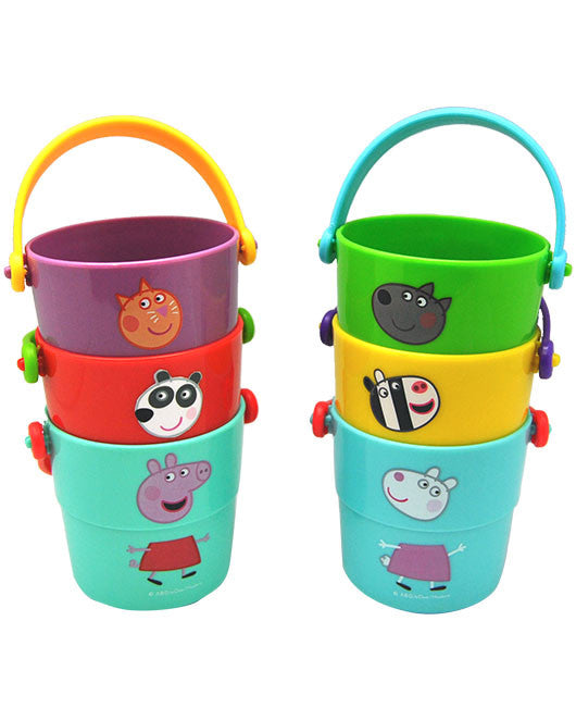 Peppa Pig 6 daļu vannas rotaļlietu komplekts
