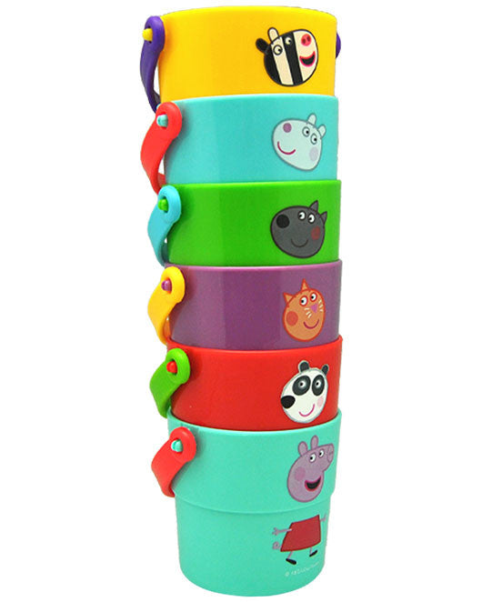 Peppa Pig 6 daļu vannas rotaļlietu komplekts