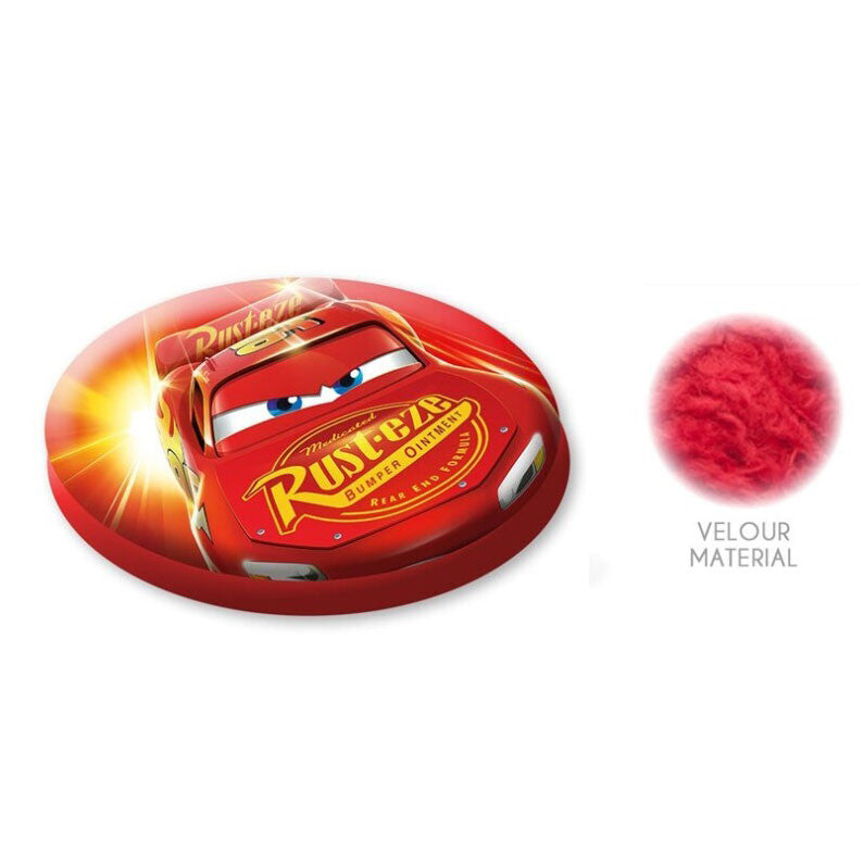 Disney Cars sarkans dekoratīvs spilvens velūra