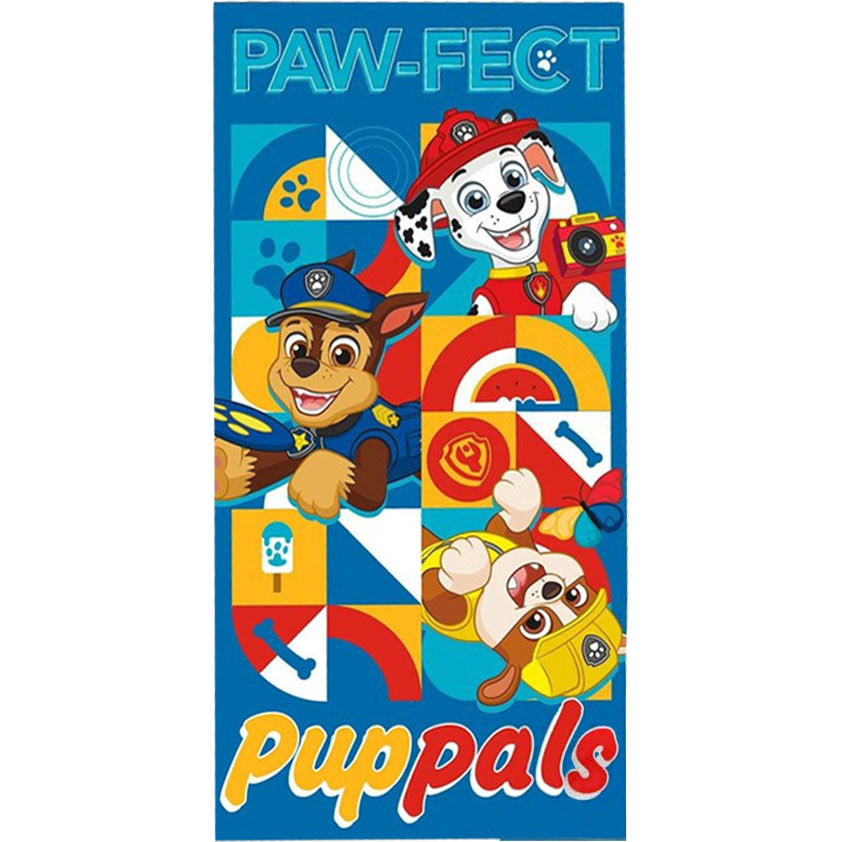 Ķepu patruļa "Paw Patrol" vannas dvielis, pludmales dvielis 70x140cm
