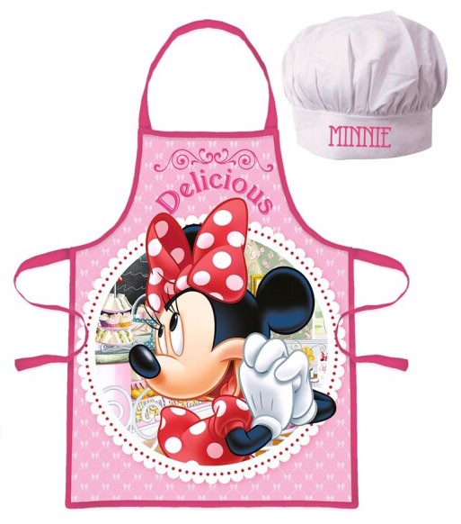 Disney Minnie Delicious bērnu priekšautu komplekts ar divām daļām