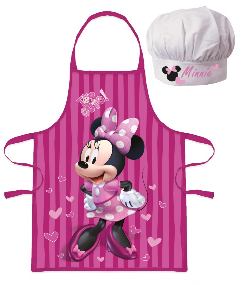 Disney Minnie Too Cute bērnu priekšautu komplekts ar divām daļām