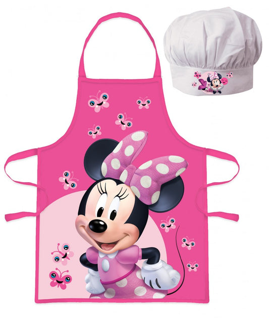Disney Minnie Sparkling Eyes bērnu priekšautu komplekts ar divām daļām