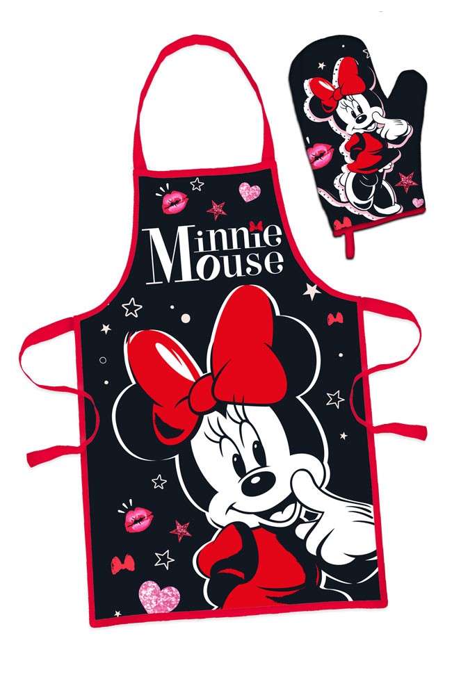 Disney Minnie Smooch sieviešu priekšautu komplekts (divdaļīgs)