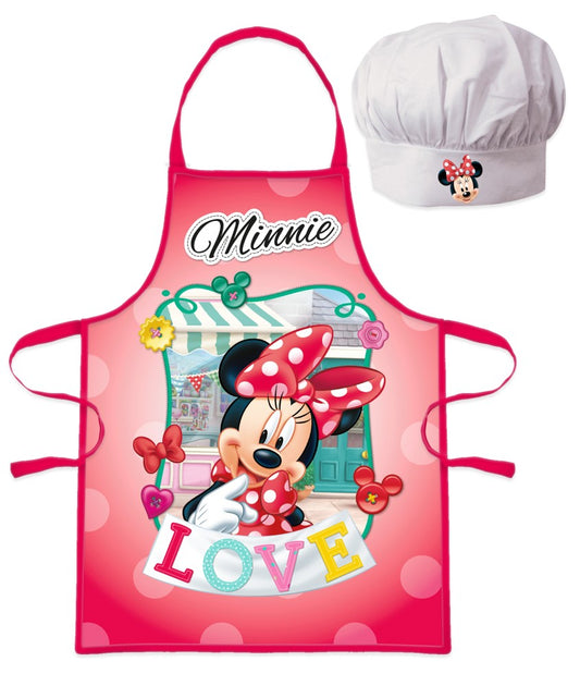 Disney Minnie Love bērnu priekšautu komplekts ar divām daļām
