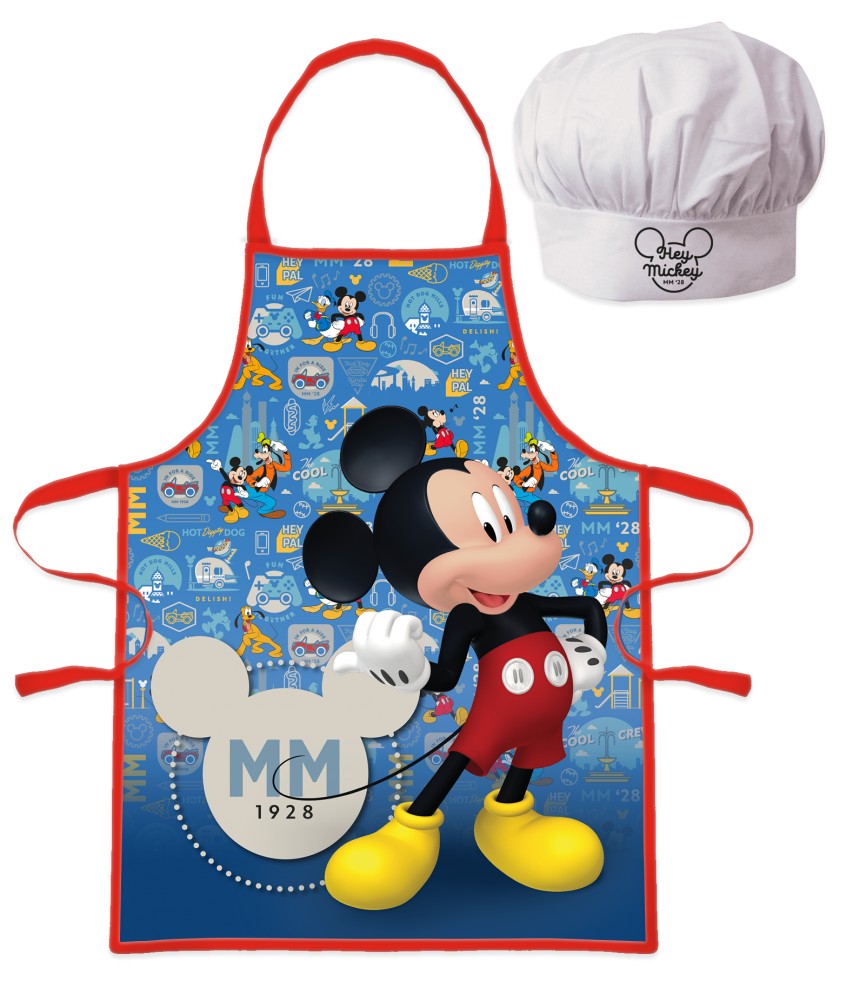 Disney Mickey 1928 bērnu priekšautu komplekts, 2 daļas