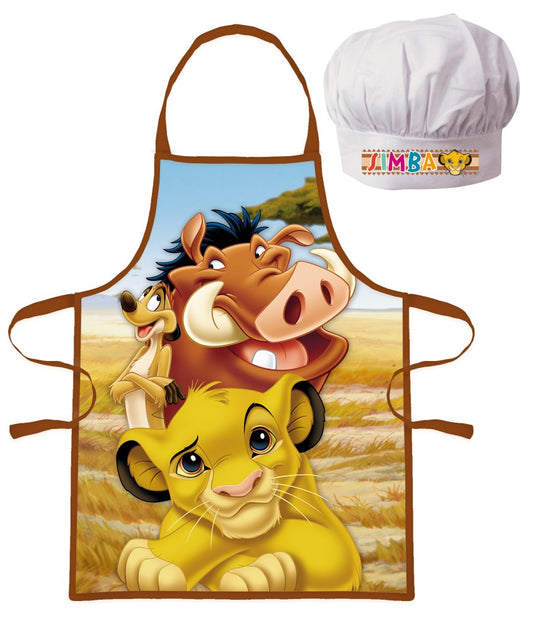 Disney Lauvu karaļa trio bērnu priekšautu komplekts ar divām daļām