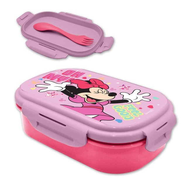 Disney Minnie Happy sviestmaižu kaste + galda piederumu komplekts