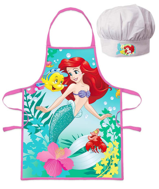 Disney Princess Curious Ariel bērnu priekšautu komplekts ar divām daļām