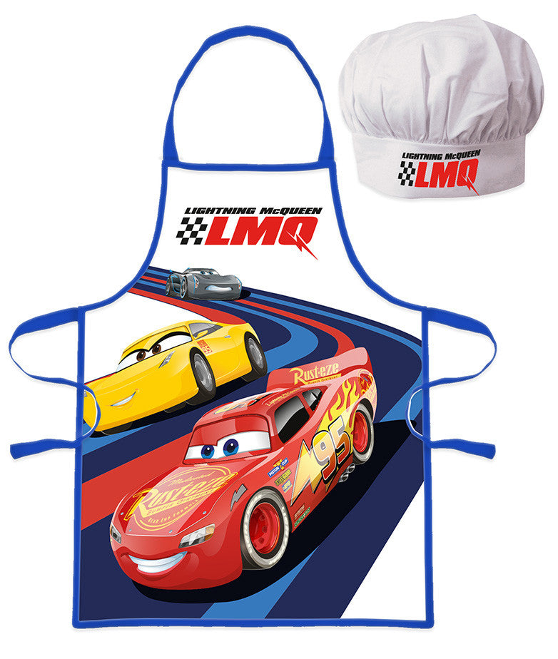 Disney Cars LMQ bērnu priekšautu komplekts ar divām daļām