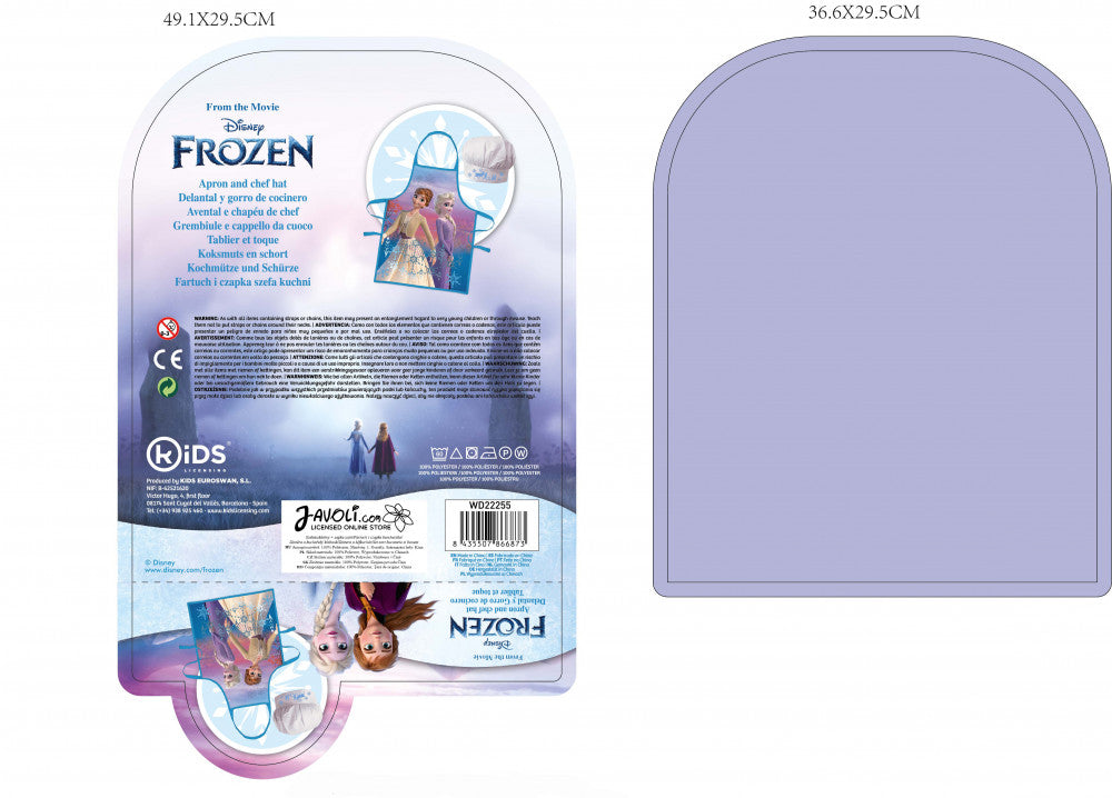 Disney Frozen Wind bērnu priekšautu komplekts ar divām daļām