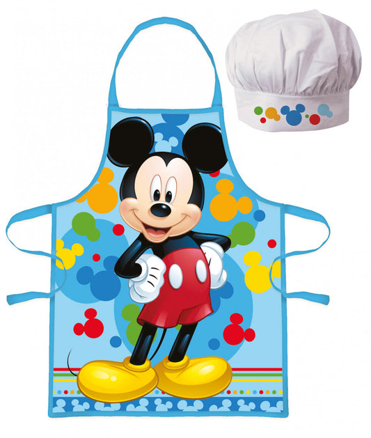 Disney Mickey Grinning Colors bērnu priekšautu komplekts ar divām daļām
