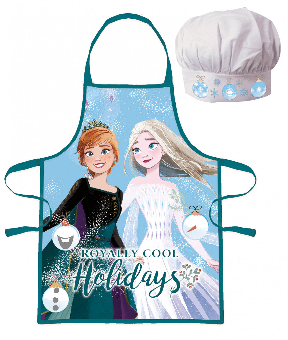 Disney Frozen karaliski foršs Ziemassvētku bērnu priekšautu komplekts (2 daļas)