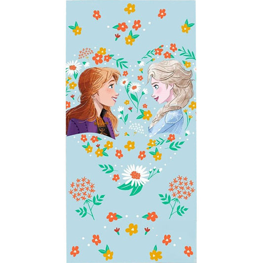 Disney Frozen Flower vannas dvielis, pludmales dvielis 70x140cm