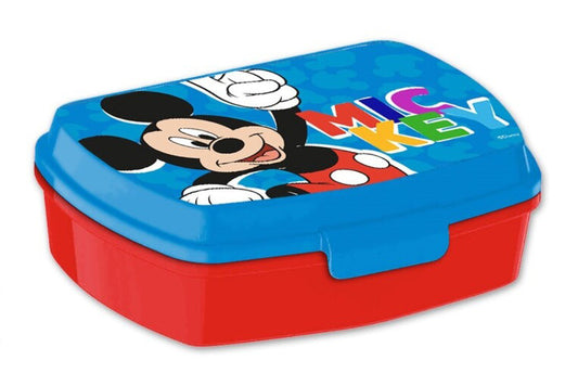 Disney Mickey smieklīgā plastmasas sviestmaižu kaste