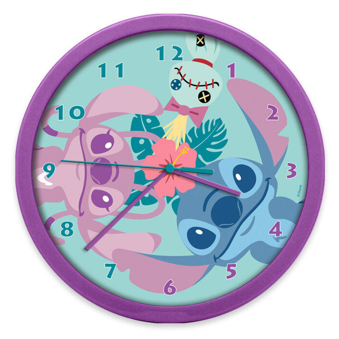 Disney Lilo un Stitch salas sienas pulkstenis 25 cm