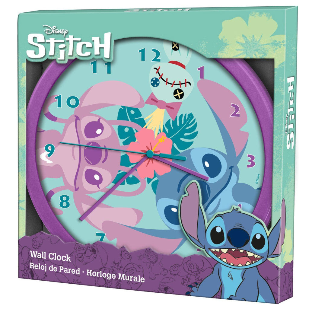 Disney Lilo un Stitch salas sienas pulkstenis 25 cm