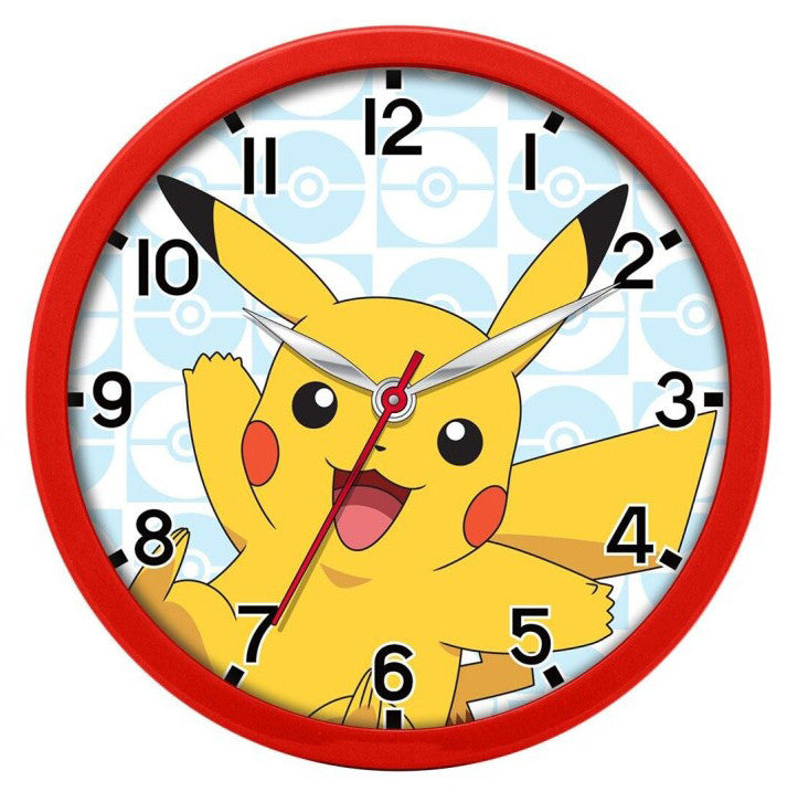 Pok√©mon Pikachu sienas pulkstenis 25 cm