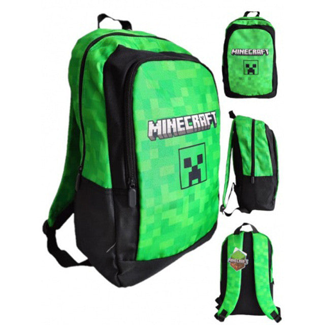 Minecraft Creepers skolas soma, 40 cm soma