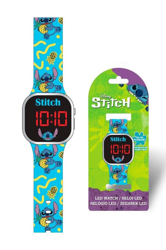Disney Lilo un Stitch maģiskais digitālais LED pulkstenis
