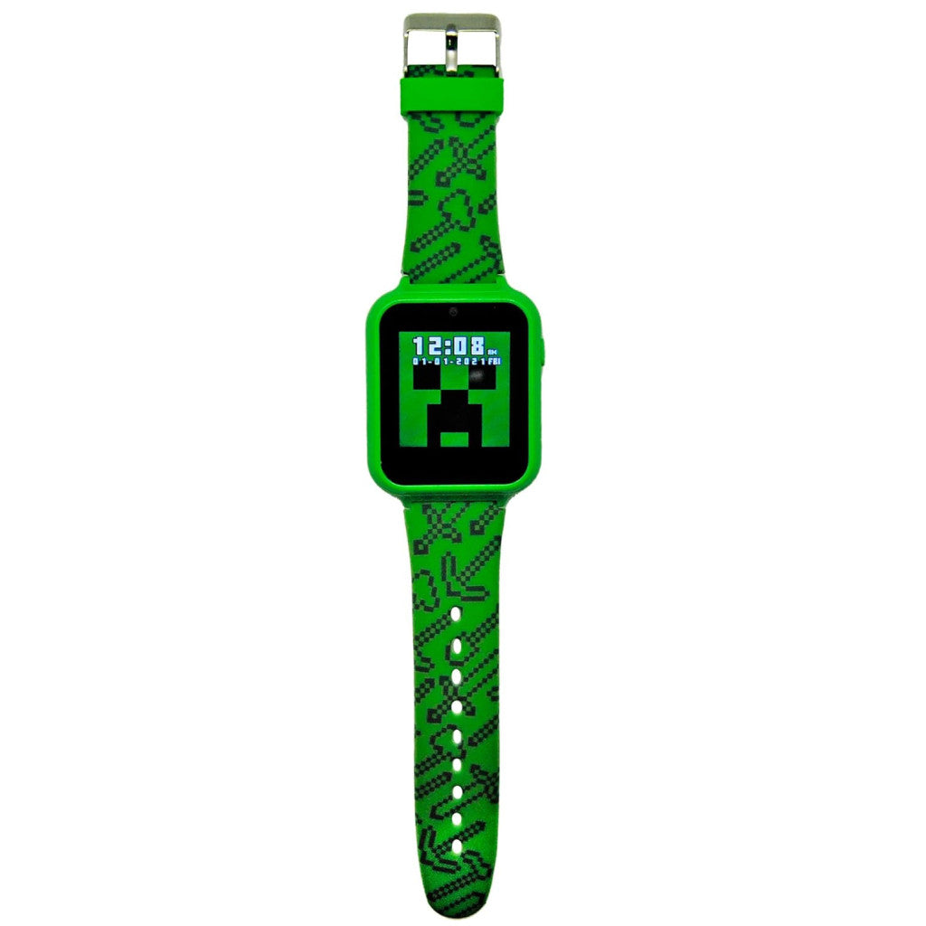 Minecraft Green interaktīvais pulkstenis