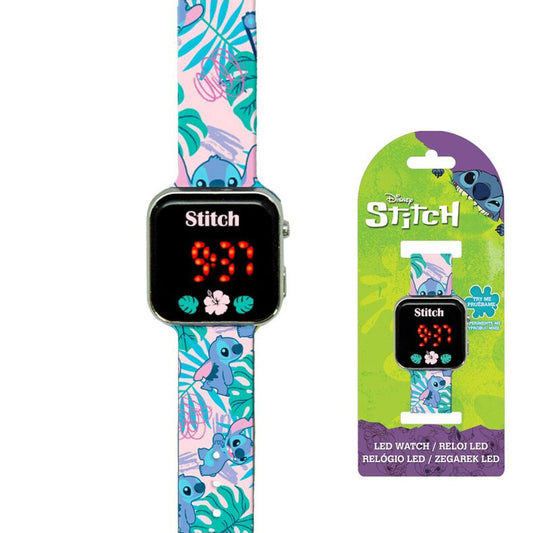 Disney Lilo un Stitch Leaf digitālais LED pulkstenis