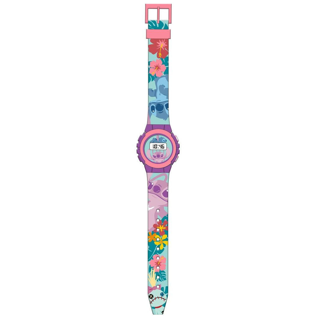 Disney Lilo un Stitch Tropical digitālais pulkstenis