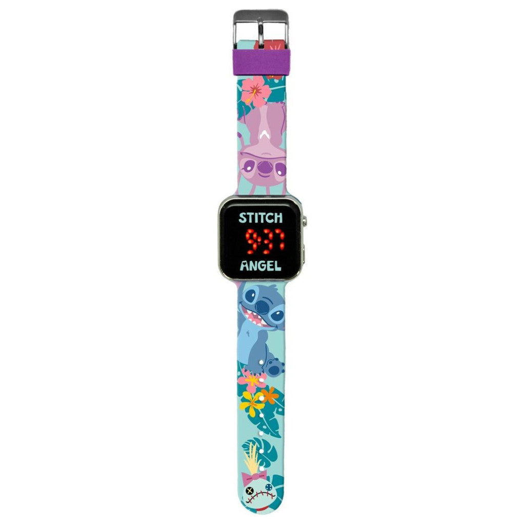 Disney Lilo un Stitch digitālais LED pulkstenis