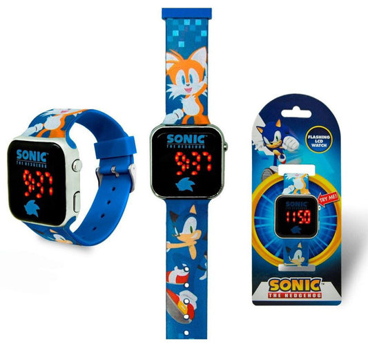 Sonic the Hedgehog Prime Sonic, the Hedgehog digitālais LED pulkstenis