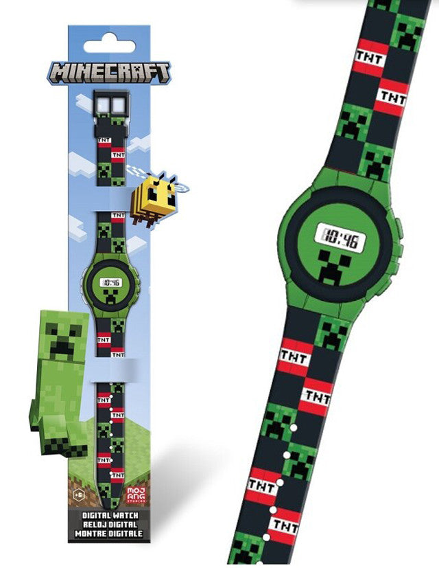 Minecraft TNT digitālais pulkstenis