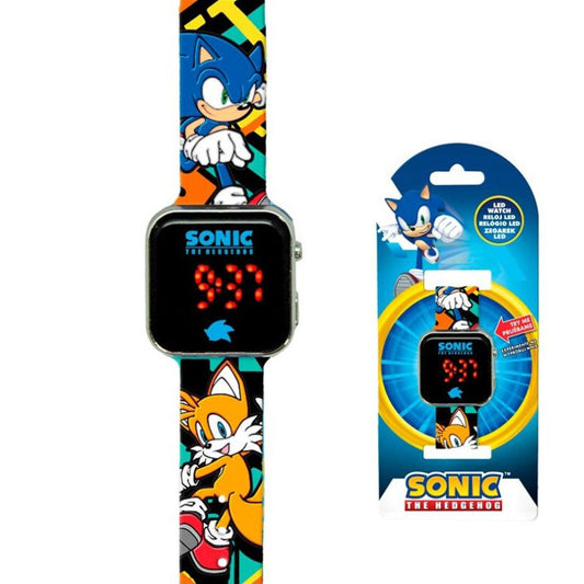 Sonic the Hedgehog astes Sonic, the Hedgehog digitālais LED pulkstenis