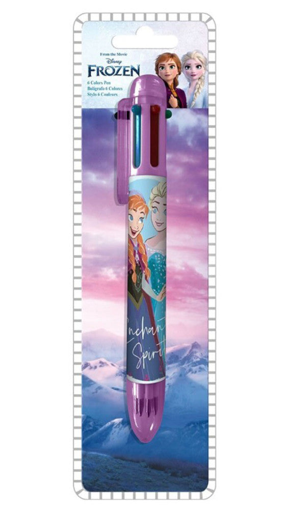 Disney Frozen apburtā 6 krāsu pildspalva
