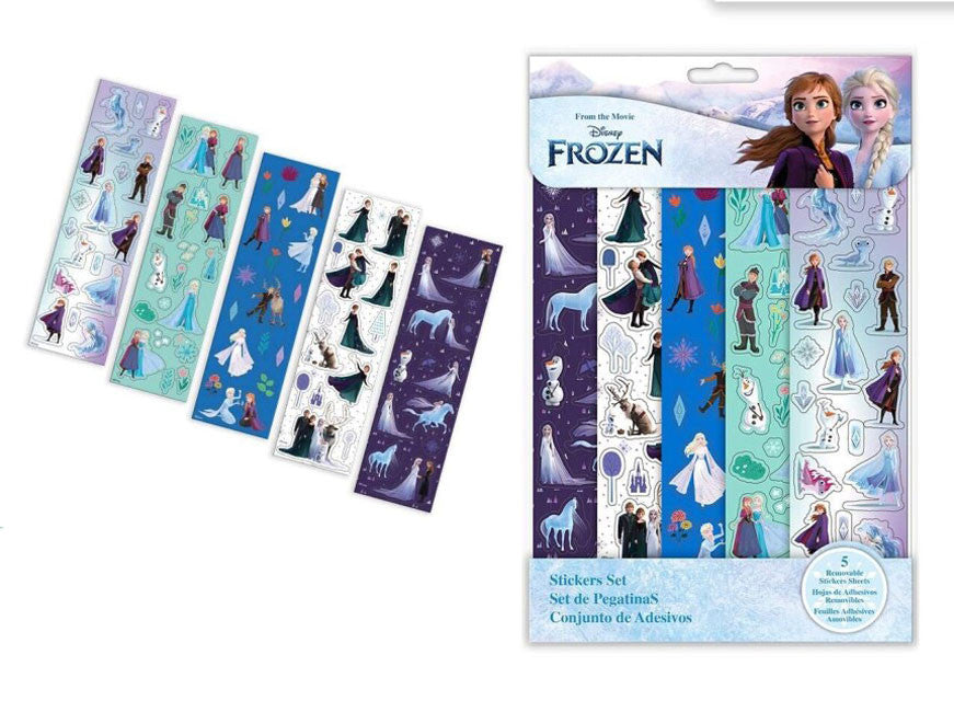 Disney Frozen Believe uzlīmju komplekts 5 lapas