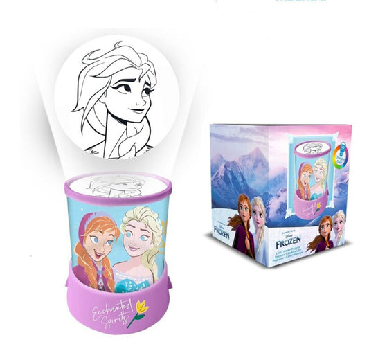 Disney Frozen apburtais 2-in-1 projektors, lampa, naktslampiņa