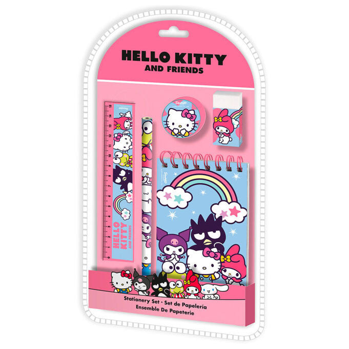 Hello Kitty kancelejas piederumu komplekts 5 gab.