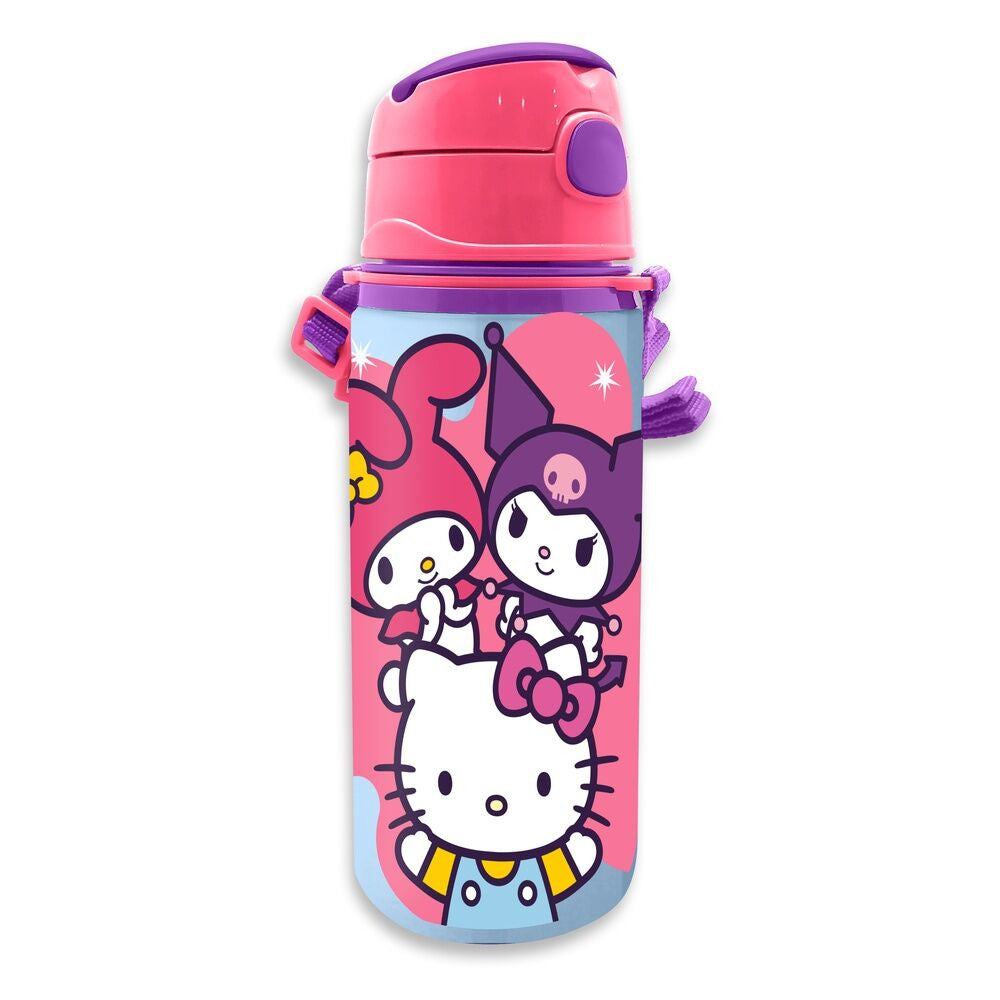 Hello Kitty alumīnija pudele ar āķīti 600 ml