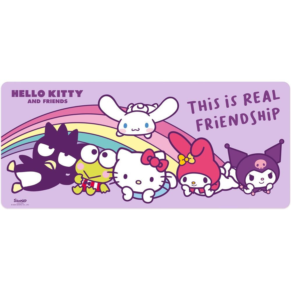Hello Kitty Friends darbvirsmas peles paliktnis 80x35 cm