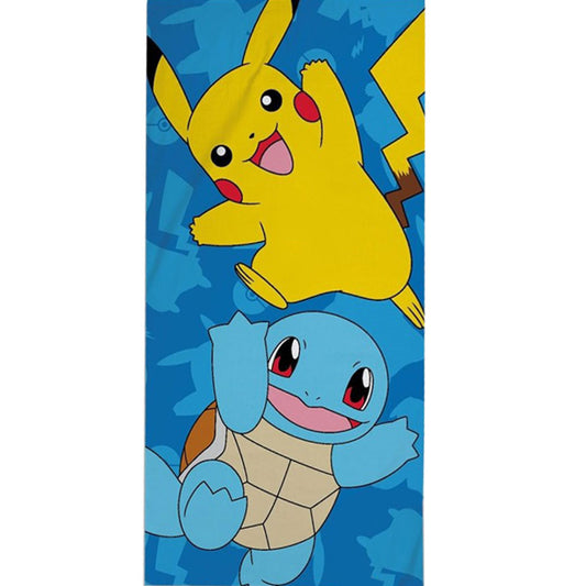 Pok√©mon Blue vannas dvielis, pludmales dvielis 70x140cm