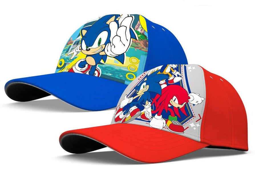 Sonic the Hedgehog zelta gredzeni Sonic the Hedgehog bērnu beisbola cepure 52-54 cm
