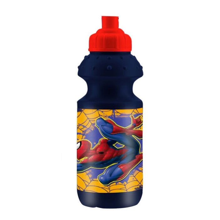 Zirnekļcilvēka tīmekļa-slingera plastmasas pudele, sporta pudele 350 ml