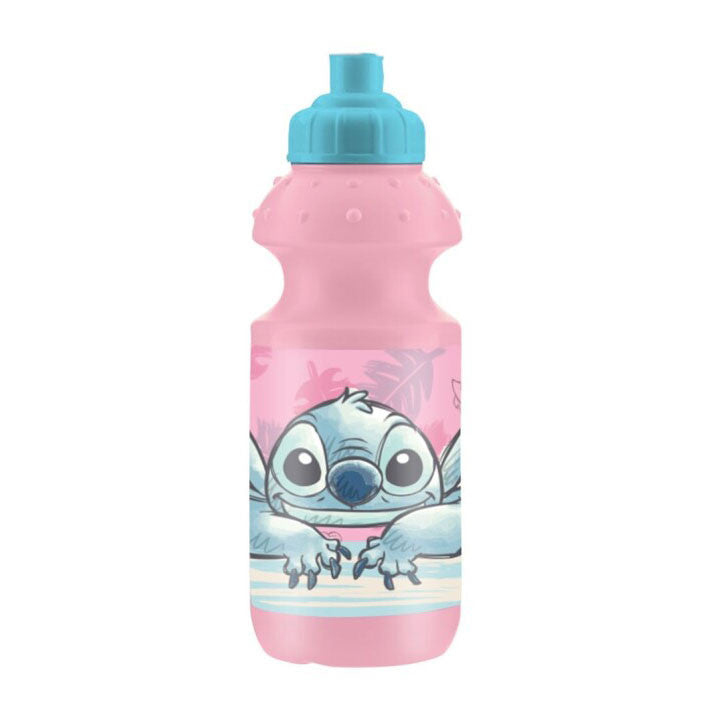 Disney Lilo un Stitch Nerātnā plastmasas pudele, sporta pudele 350 ml