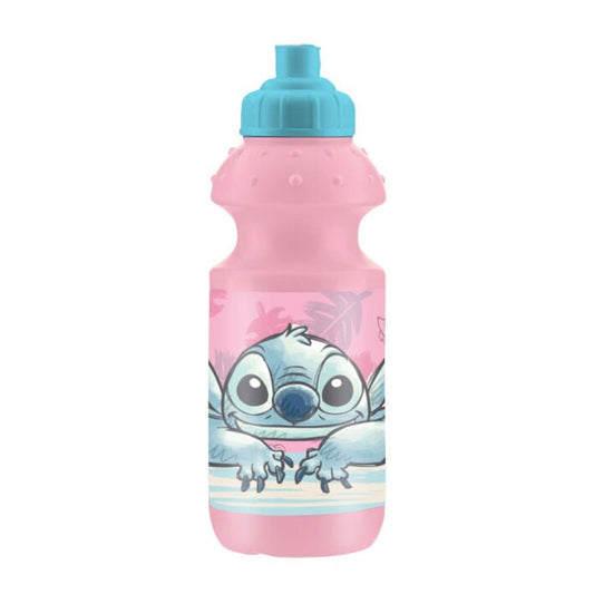 Disney Lilo un Stitch Nerātnā plastmasas pudele, sporta pudele 350 ml